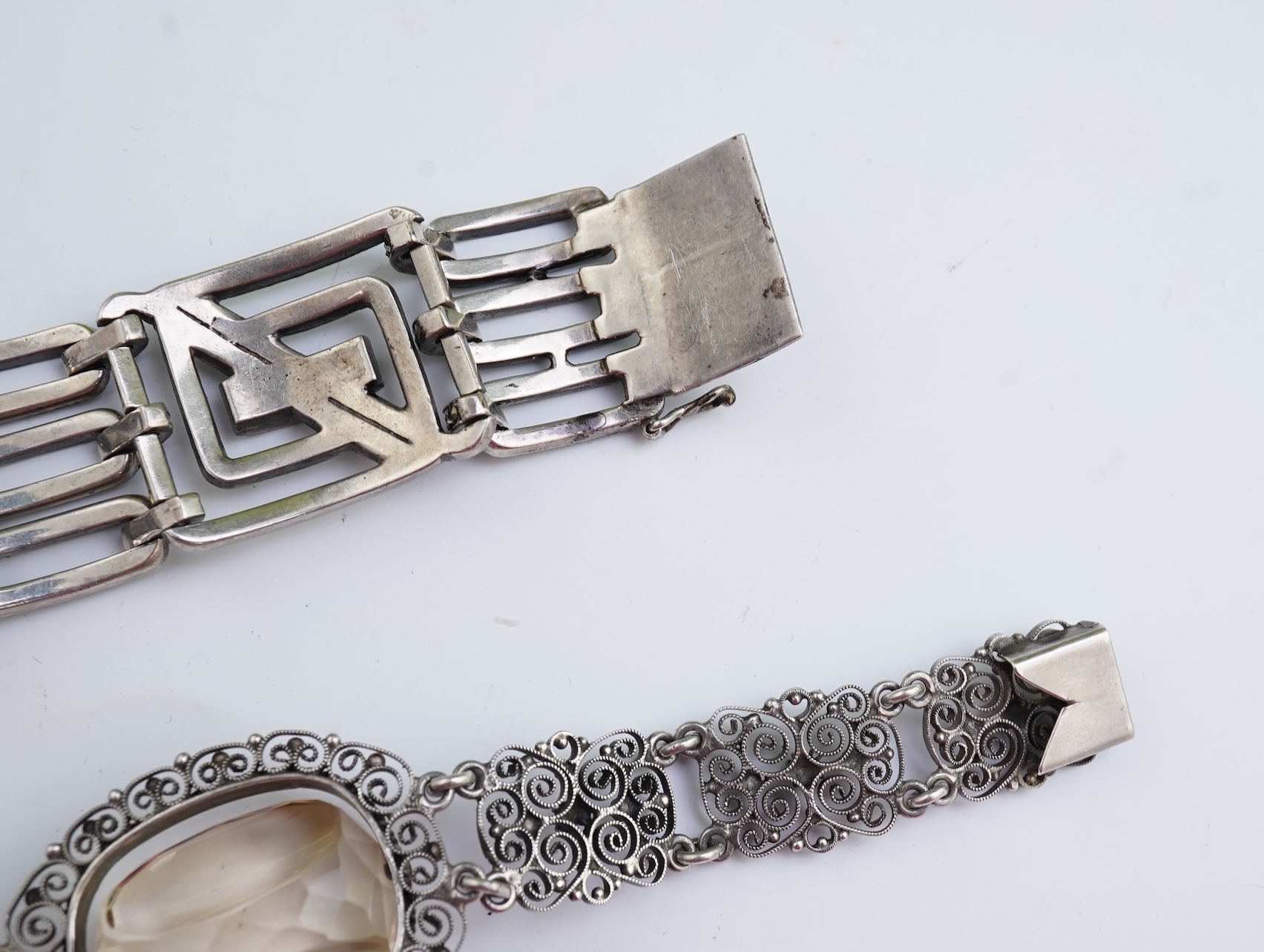 A group of three bracelets